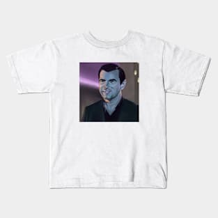 Dracula -Claes Bang (blue light 2) Kids T-Shirt